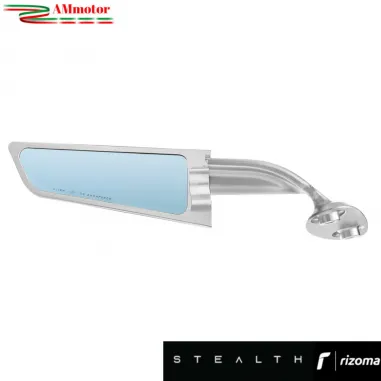Specchietti Rizoma Stealth Silver Honda CBR 1000 RR-R Fireblade 2022 2023 Coppia Moto