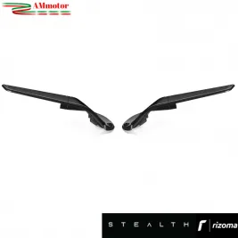 Specchietti Rizoma Stealth Black Kawasaki Ninja ZX-10R 2021 2022 Coppia Per Moto