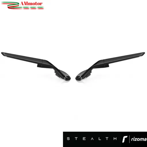 Specchietti Rizoma Stealth Black Kawasaki Ninja ZX-10R 2023 2024 Coppia Per Moto