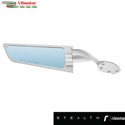 Specchietti Rizoma Stealth Silver Kawasaki Ninja ZX-10R SE 2019 2020 Coppia Per Moto