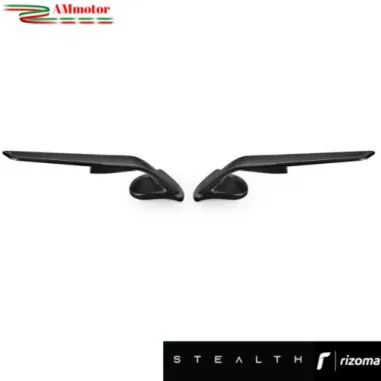 Specchietti Rizoma Stealth Black Yamaha Yzf R1M 2020 2024 Coppia Retrovisori Per Moto