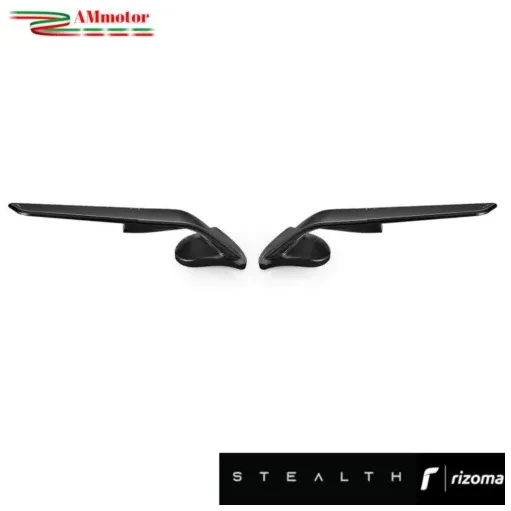 Specchietti Rizoma Stealth Black Yamaha Yzf R1M 2020 2024 Coppia Retrovisori Per Moto