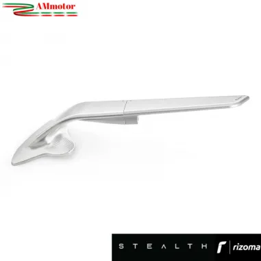 Specchietti Rizoma Stealth Silver Yamaha Yzf R6 2017 2019 Coppia Retrovisori Per Moto