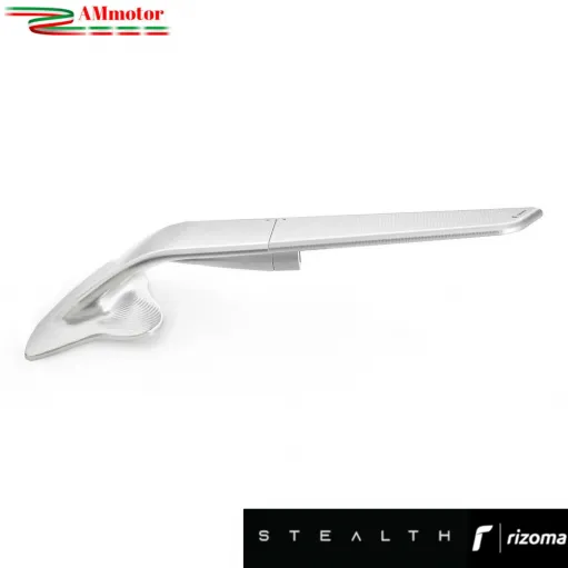 Specchietti Rizoma Stealth Silver Yamaha Yzf R6 2017 2019 Coppia Retrovisori Per Moto
