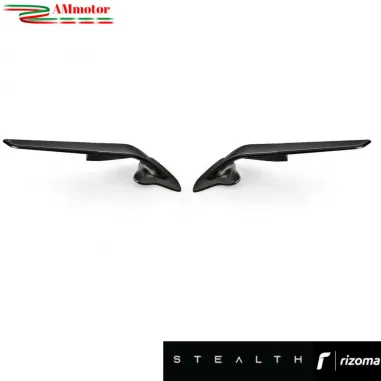 Specchietti Rizoma Stealth Black Yamaha Yzf R6 2017 2019 Coppia Retrovisori Per Moto