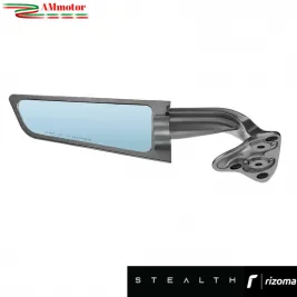 Specchietti Rizoma Stealth Thunder Grey Yamaha Yzf R6 2017 2019 Coppia Per Moto 2