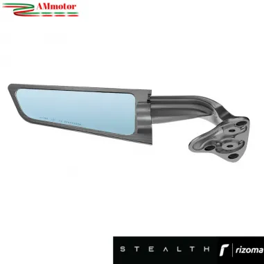 Specchietti Rizoma Stealth Thunder Grey Yamaha Yzf R6 2017 2019 Coppia Per Moto