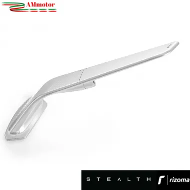 Specchietti Rizoma Stealth Silver Suzuki GSX R 1000 R 2019 2020 Coppia Per Moto