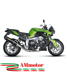 Akrapovic Bmw K 1200 R Impianto Di Scarico Completo Racing Line Terminale Carbonio Moto