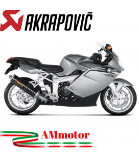 Akrapovic Bmw K 1200 S Terminale Di Scarico Slip-On Line Carbonio Moto Omologato