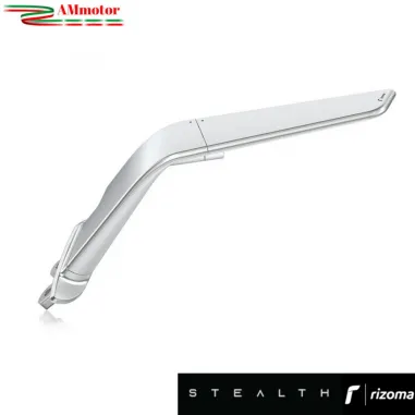 Specchietti Rizoma Stealth Silver Yamaha T MAX 530 2017 2019 Coppia Per Moto