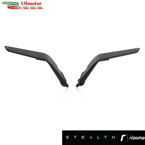 Specchietti Rizoma Stealth Black Yamaha T MAX 530 2017 2019 Coppia Per Moto