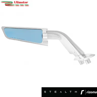 Specchietti Rizoma Stealth Silver Yamaha T MAX 560 Tech Max 2020 2024 Coppia Per Moto