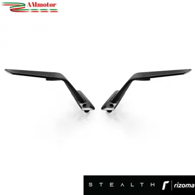 Specchietti Rizoma Stealth Black Yamaha T MAX 560 Tech Max 2020 2024 Coppia Per Moto