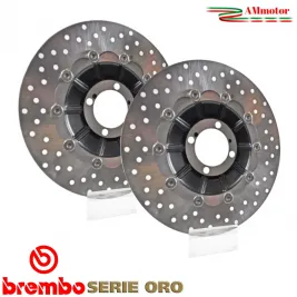Dischi Freno Brembo Bmw R 100 RT 1985 1986 Anteriori Serie Oro Moto Flottanti 285 mm