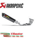 Akrapovic Bmw K 1300 Gt Impianto Di Scarico Completo Racing Line Terminale Carbonio Moto
