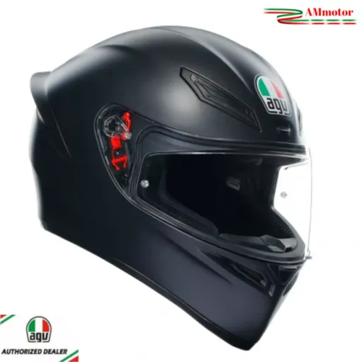 Agv K1 S Matt Black Casco Integrale Moto Omologazione E2206
