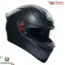 Agv K1 S Matt Black Casco Integrale Moto Omologazione E2206