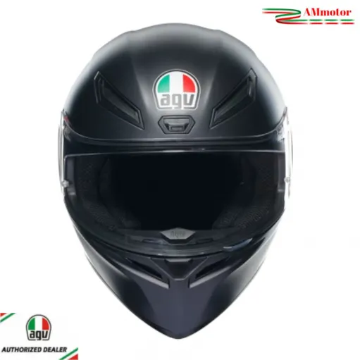 Agv K1 S Matt Black Casco Integrale Moto Omologazione E2206