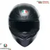 Agv K1 S Matt Black Casco Integrale Moto Omologazione E2206