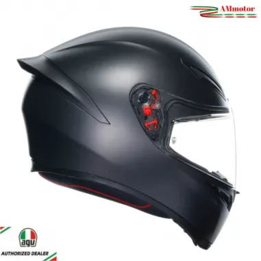 Agv K1 S Matt Black Casco Integrale Moto Omologazione E2206