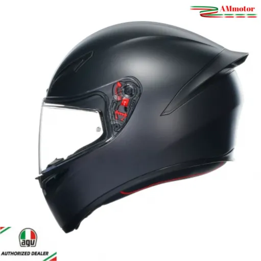 Agv K1 S Matt Black Casco Integrale Moto Omologazione E2206