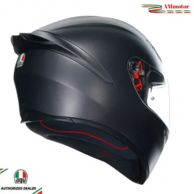 Agv K1 S Matt Black Casco Integrale Moto Omologazione E2206