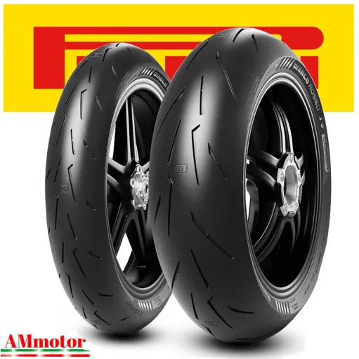 Pirelli Diablo ROSSO 4 Corsa 120/70 + 180 /55 17 Coppia Pneumatici Moto