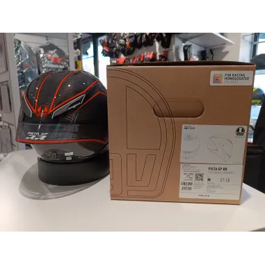 Casco Agv Pista GP RR Performance Carbon Red Integrale Moto DOT E2206