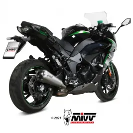Mivv Kawasaki Ninja 1000 SX / Tourer Terminale Di Scarico Moto Marmitta Delta Race Inox 2