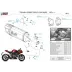 Mivv Triumph Speed Triple 1200 RR / RS Terminale Di Scarico Moto Marmitta SR-1 Titanio