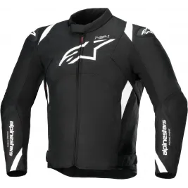 Giacca Da Moto Alpinestars T-SP 1 V2 Protezioni Nero Bianca Tessuto