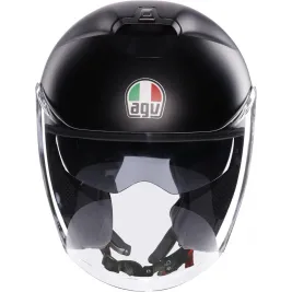 Casco Agv Irides Mono Matt Black Jet Doppia Visiera Moto 2