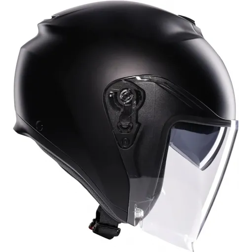 Casco Agv Irides Mono Matt Black Jet Doppia Visiera Moto