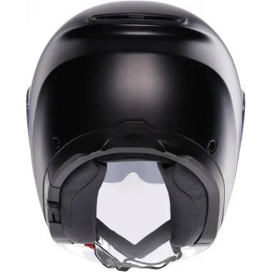 Casco Agv Irides Mono Matt Black Jet Doppia Visiera Moto