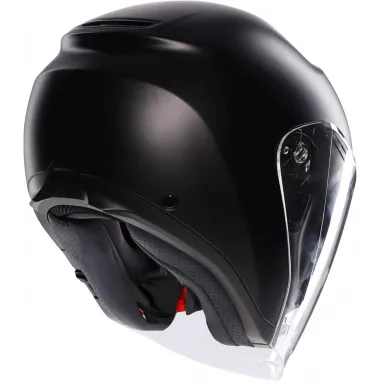 Casco Agv Irides Mono Matt Black Jet Doppia Visiera Moto