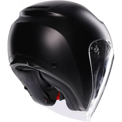 Casco Agv Irides Mono Matt Black Jet Doppia Visiera Moto
