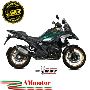 Mivv Bmw R 1300 GS Terminale Di Scarico Moto Marmitta SR-1 Titanio Omologato