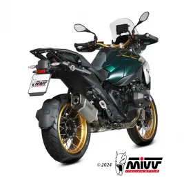 Mivv Bmw R 1300 GS Terminale Di Scarico Moto Marmitta SR-1 Titanio Omologato 2