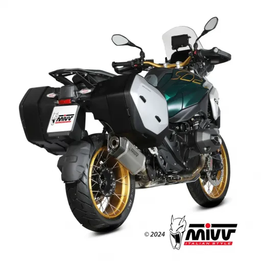 Mivv Bmw R 1300 GS Terminale Di Scarico Moto Marmitta SR-1 Titanio Omologato
