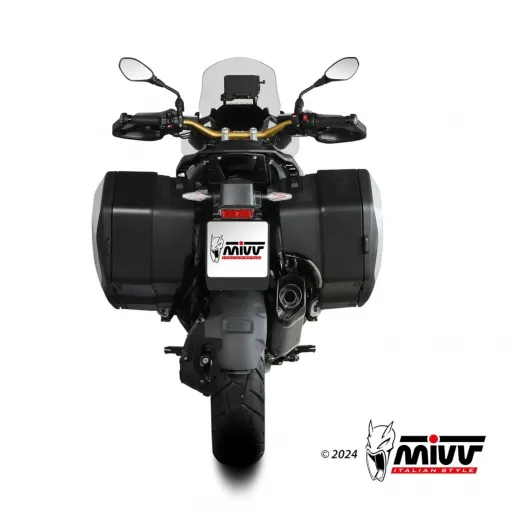 Mivv Bmw R 1300 GS Terminale Di Scarico Moto Marmitta SR-1 Titanio Omologato