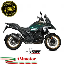 Mivv Bmw R 1300 GS Terminale Di Scarico Moto Marmitta SR-1 Titanio Nero Omologato