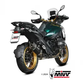 Mivv Bmw R 1300 GS Terminale Di Scarico Moto Marmitta SR-1 Titanio Nero Omologato 2