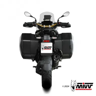 Mivv Bmw R 1300 GS Terminale Di Scarico Moto Marmitta SR-1 Titanio Nero Omologato