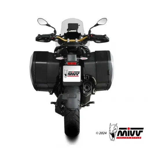 Mivv Bmw R 1300 GS Terminale Di Scarico Moto Marmitta SR-1 Titanio Nero Omologato