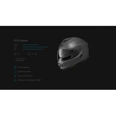 Casco Shoei GT-AIR 3Matt Black Integrale Moto Omologazione 22.06