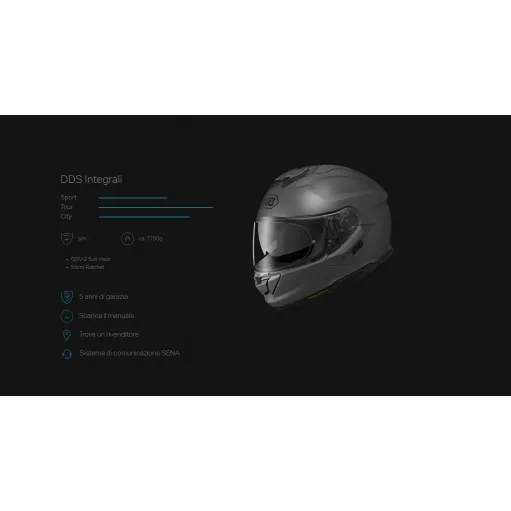 Casco Shoei GT-AIR 3Matt Black Integrale Moto Omologazione 22.06