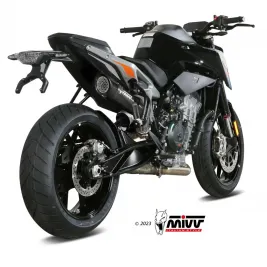 Mivv Ktm 790 Duke 18 - 2020 Terminale Di Scarico Moto Marmitta X-M5 Inox Nero Omologato 2