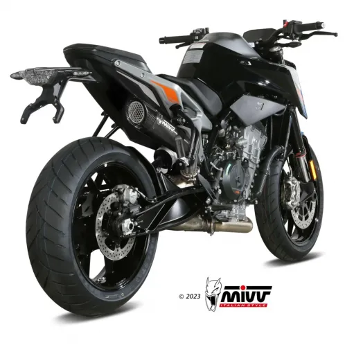 Mivv Ktm 790 Duke 18 - 2020 Terminale Di Scarico Moto Marmitta X-M5 Inox Nero Omologato