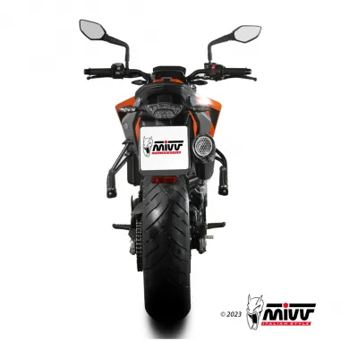 Mivv Ktm 790 Duke 23 - 2024 Terminale Di Scarico Moto Marmitta X-M5 Inox Nero Omologato